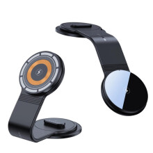 (Model B) 15W Magnetic Wireless Car Charger with USB Cable for Apple iPhone - Fast Charging, Charging Indicator, Easy Mount