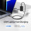 40W Dual USB-C EU Charger, Fast Charging, Compact Design, PD Protocol, Black, 110-240V, 2 Devices Simultaneously 5