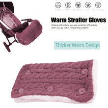 Pink Baby Winter Swaddle Wrap Knit Pram Pushchair Blanket