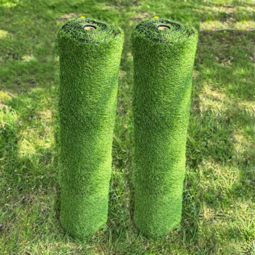 Selections 20mm Pile Artificial Lawn Grass (4m x 1m) - Pack of 2 2