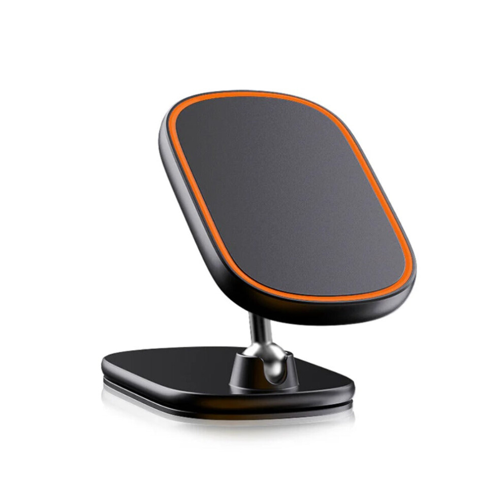 Magnetic Car Phone Holder, 1080 Rotatable, Aluminum Alloy, Universal Dashboard Accessory For Mobile Phones Black 1138392767108