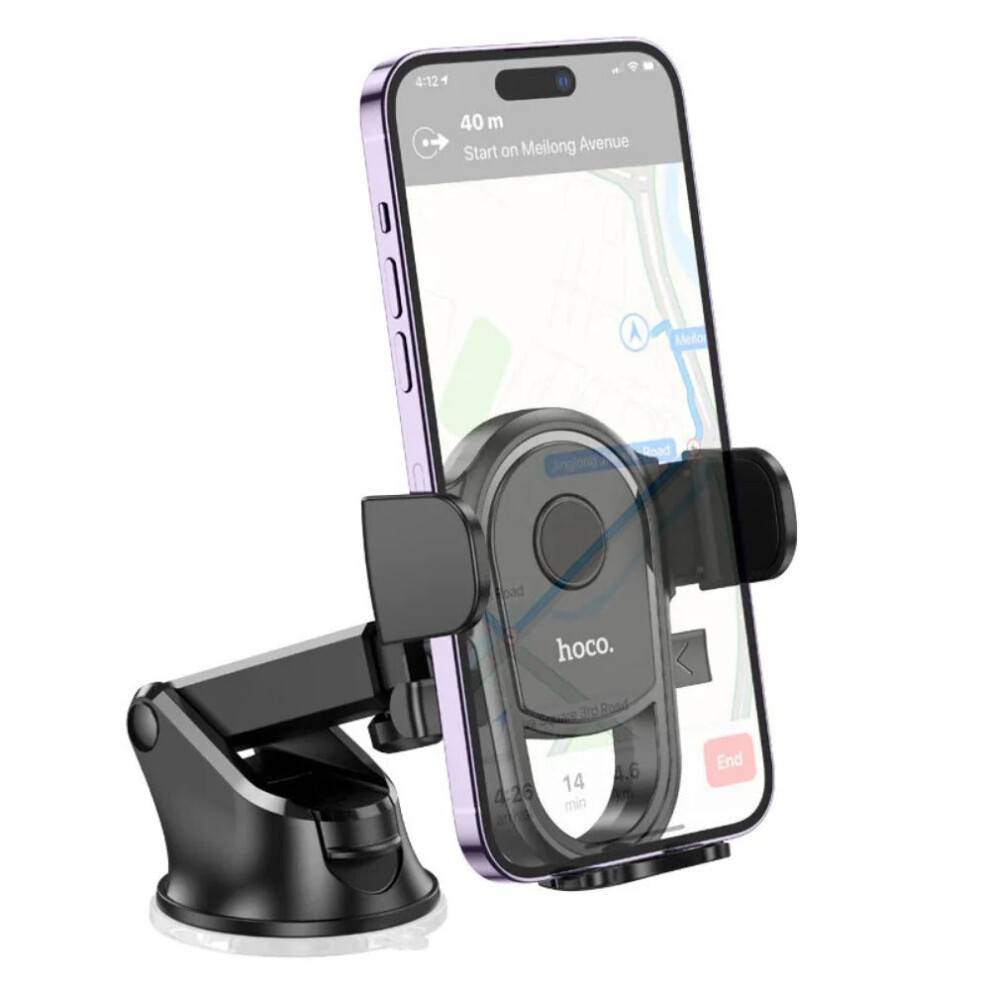 Universal 360 Rotation Suction Cup Car Phone Holder for 4.7-6.9” Smartphones, Compatible with iPhone 14/14 Pro Max