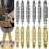 (5PCS Gold) 5/6 PCS Damaged Screw Extractor Speed Out Drill Bits Broken Bolt Remover Tools 2