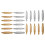(5PCS Gold) 5/6 PCS Damaged Screw Extractor Speed Out Drill Bits Broken Bolt Remover Tools 4