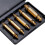 (5PCS Gold) 5/6 PCS Damaged Screw Extractor Speed Out Drill Bits Broken Bolt Remover Tools 9