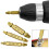 (5PCS Gold) 5/6 PCS Damaged Screw Extractor Speed Out Drill Bits Broken Bolt Remover Tools 10