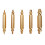 (5PCS Gold) 5/6 PCS Damaged Screw Extractor Speed Out Drill Bits Broken Bolt Remover Tools 6
