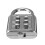 6 Digit Push Button Combination Padlock Travel Suitcase Luggage Lock 7