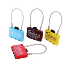 (Red) Cartoon Pattern 3 Digit Luggage Combination Password Bike Locks Padlocks