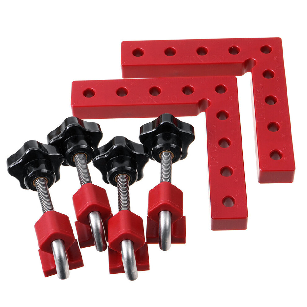 (160Mm) 90 Right Angle Positioning Clamp Set For Woodworking - 120/160Mm L-Shaped Fixture For Diy Projects And Assembly Tools 8727971918418