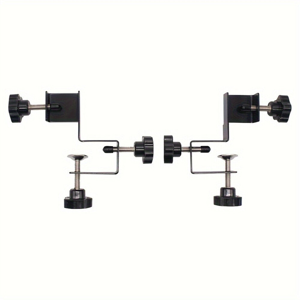 2pcs Drawer Front Installation Clamps - Heavy-Duty Metal, Precision Alignment, Power-Free Tool for DIY & Woodworking