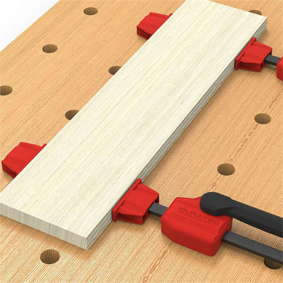 (2 Pcs) 20Mm Woodworking Clamp With 70Kg Force, Quick-Clamping Mechanism For Standard Workbenches, Enhanced Stability 8727971920046