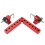 (120mm) Woodworking Precision Clamping Square - L-Shaped Fixture for Panel Positioning & Right Angle Alignment Tool 6