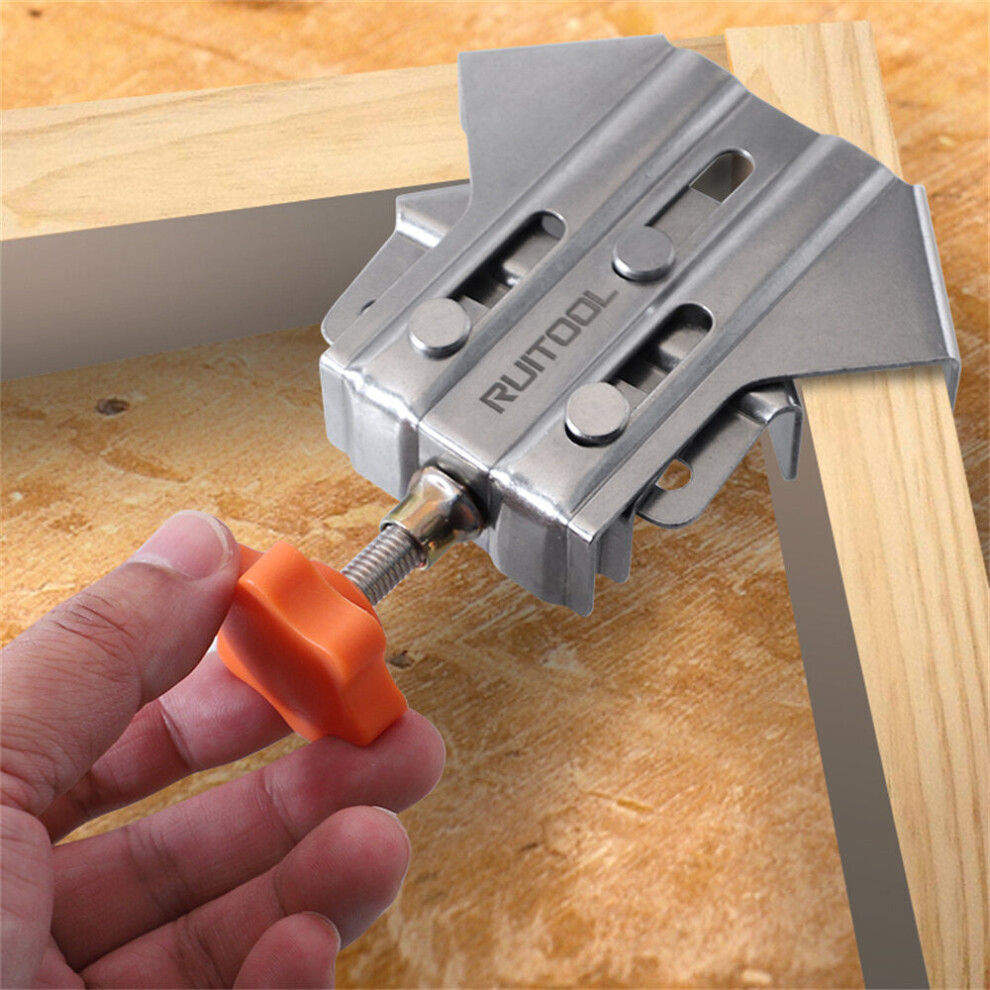 (2 PCS, TYPE-A) Dynamic Right-Angle Woodworking Clamp - Versatile for T & L Joints, Quick-Clamping, Adjustable Range 16-35mm, 1/2/4PCS Options
