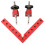 (120mm) Woodworking Precision Clamping Square - L-Shaped Fixture for Panel Positioning & Right Angle Alignment Tool 5