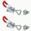 (10 PCS) Heavy-Duty Iron Galvanized Toggle Latch Clamp, Rust-Resistant, Easy Install, 100kg Holding Force, Versatile for Various Applications 7