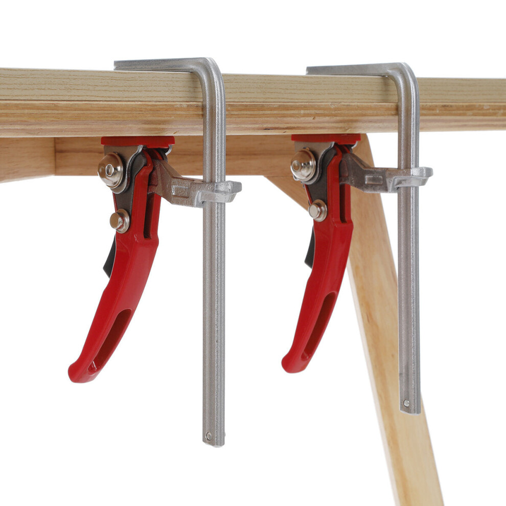 (4 PCS) 2/4PCS Alloy Steel Quick Ratchet Track Saw Guide Rail Clamps for MFT Table & Most Brands - 220kg Clamping Force