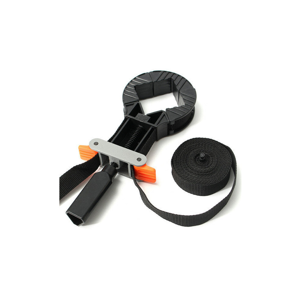 4-Jaw Rapid Clamp Corner Band Strap with Canvas & Plastic, 4m Length, Ideal for Picture Frames & Odd Shapes
