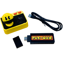 PAC-MAN Plug & Play. Retro Gaming Arcade Game. Wireless Controller.