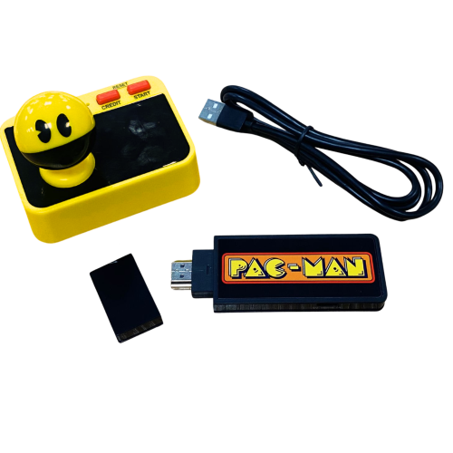 PAC-MAN Plug & Play. Retro Gaming Arcade Game. Wireless Controller.