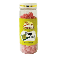 Saras Candy Pan 200g | Refreshing Betel Leaf & Sweet Mukhwas Toffee | Traditional Indian Digestive Treat