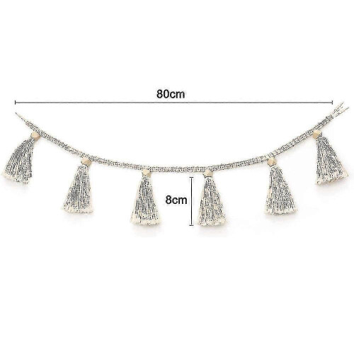Boho Style Banner Cotton Weave Wall Decor, Kids Decor 2
