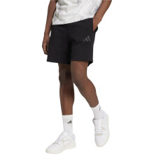 (Black, S) Adidas Essential Mens French Terry Shorts Summer Sportswear