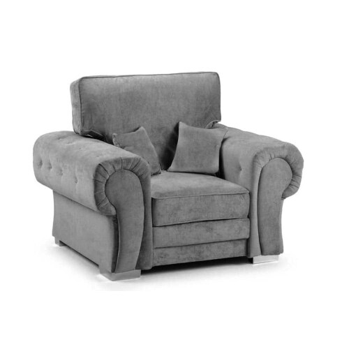 Snugg Furniture (1 Seater) Chesterfield Verona Full Back Sofa Set