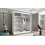 Gaba T3 180cm Sliding Door Wardrobe Full White 2