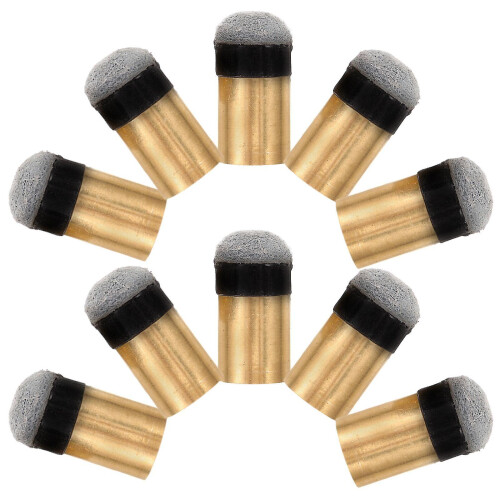 10pcs Billiard Cue Tips Professional Cue Tips Leather Billiard Tip Replacements Pool Cue Accessories 1