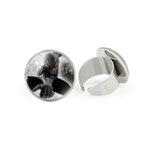 (10) Homecoming Cartoon Ring Verstellbarer offener Metallschmuck 2022