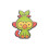 (FLXZ104) Σμάλτο Delightful Bunny Monkey Bird καρφίτσα Χαριτωμένο καρτο 1
