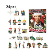 (Grün) Lampoons National Christmas Vacation Blind Box Adventskalender 24-Tage-Countdown