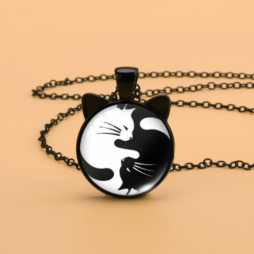 (HMXL93) Κολιέ Yin Striking Yang Time Gem με μοναδικό μενταγιόν με αυ