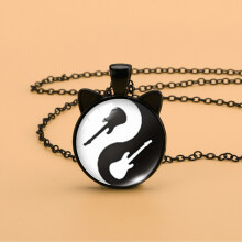 (HMXL94) Κολιέ Yin Striking Yang Time Gem με μοναδικό μενταγιόν αυτί γά
