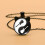 (HMXL94) Κολιέ Yin Striking Yang Time Gem με μοναδικό μενταγιόν αυτί γά 1