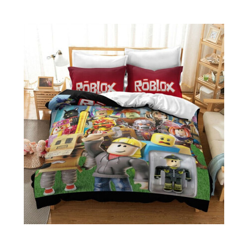 (Party, EU-Single(2τμχ):135200cm) Σετ κρεβατοκάμαρας 3D Game Roblox Σετ κρεβατιού