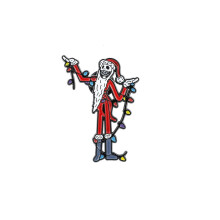 (Stile A) Spilla di Babbo Natale in smalto, commemorativa, regolabile, ornamenti di moda, vestiti