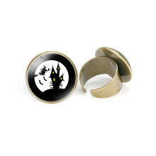 (StyleC) Exquisiter verstellbarer Hexenhut-Ring für Kinder-Halloween-Kostümschmuck