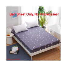 Sábana ajustable triangular de 180 x 200 cm, sin funda de almohada, con estampado floral, para cama individual,