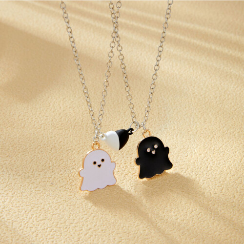 Κολιέ Ghost Alluring Alloy για παιδιά με σχέδιο σε σχήμα καρδ 1