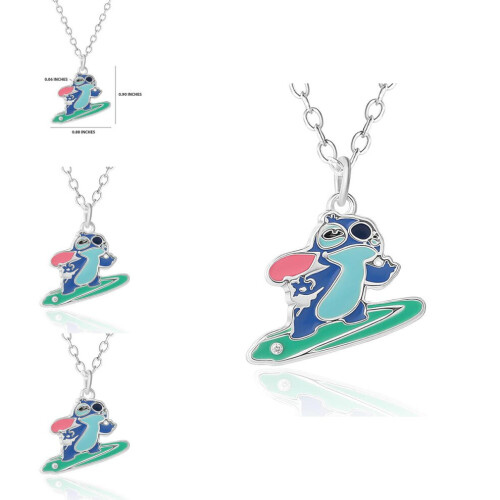Κολιέ Anime Stitch Quirky Figure με ανθεκτικό υλικό κραμάτων για όλους
