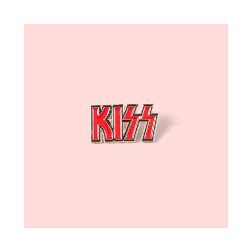 Band Kiss Κομψή μεταλλική καρφίτσα δημιουργική καρφίτσα γ 2