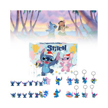 Countdown Stitch Weihnachten Adventskalender Blind Box 24 Spielzeug Schlüsselanhänger Geschenke