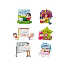 Crayon Family Shinchan -viestitaulu Söpöt PVC-figuurit kotiin ja toimistoon