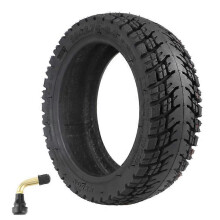 (With Nozzle,2)10x2.75-6.5 Tubeless Tire 10 Inch Off-Road Vacuum Tire Electric Scooter Tyre Replacement