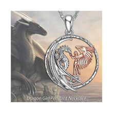Dragon Artistic ja Girl Alloy -kaulakoru rento ja juhlava koru jokaiseen tilaisuuteen