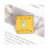 Creative Geometric Yellow Cartoon Switch Socket Brooch για αξεσουάρ μοναδικού στυλ 2