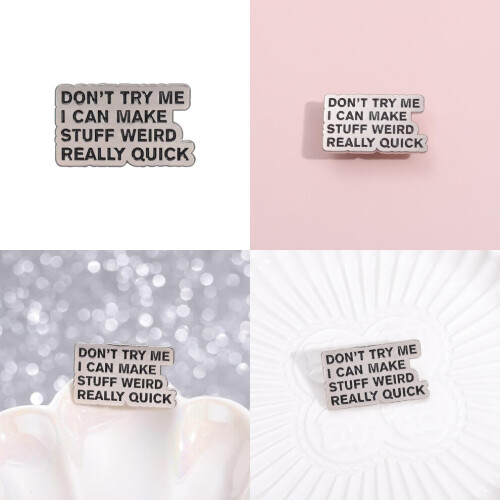 Δημιουργικό μινιμαλιστικό μαύρο γράμμα μεταλλική καρφί 1