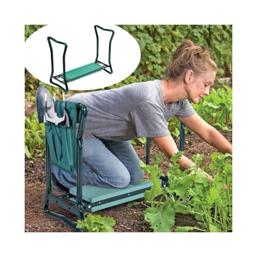 Garden Kneeler 2 σε 1 Πτυσσόμενο σκαμπό από αφρό κηπουρικής Κάθι